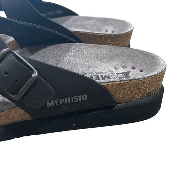 Mephisto Women's Comfortable Helen Sandals in Black Size 38 US 8 - Picture 6 of 8